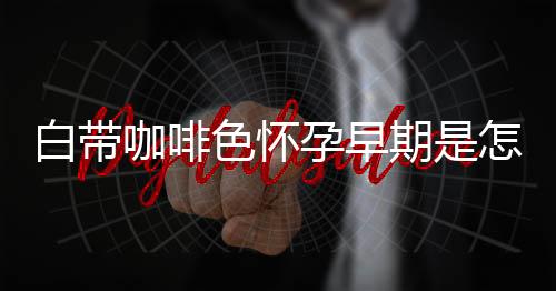 白带咖啡色怀孕早期是怎么回事